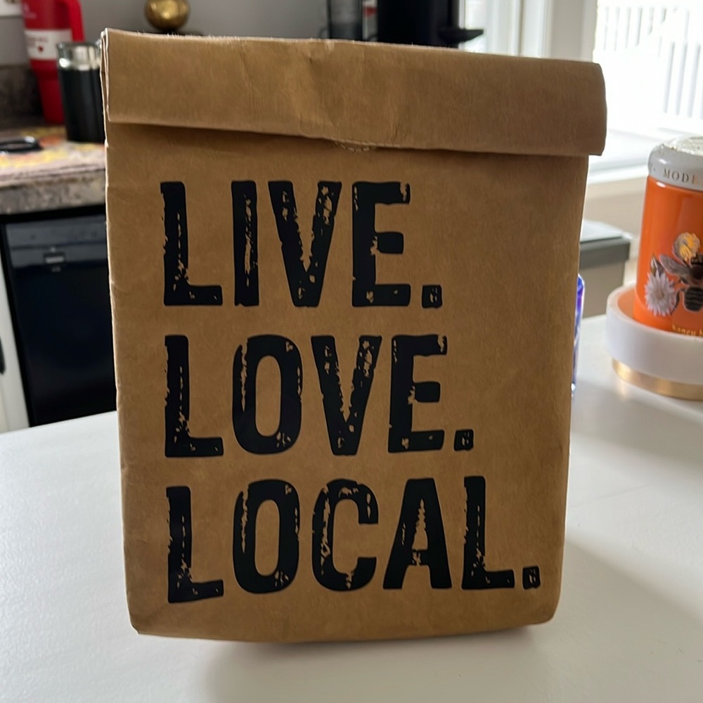 Live Love Local Santa Barbara Design Studio Insulated Lunch Bag
